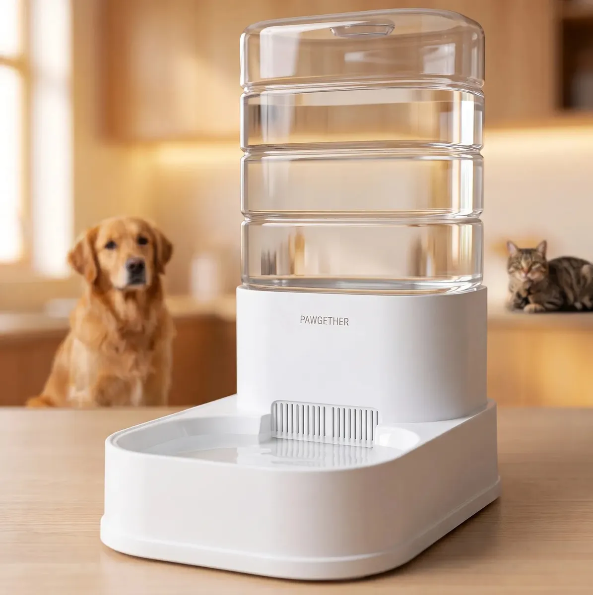 Bebedero Pawgether de Gravedad para Perros y Gatos de 3.5 L