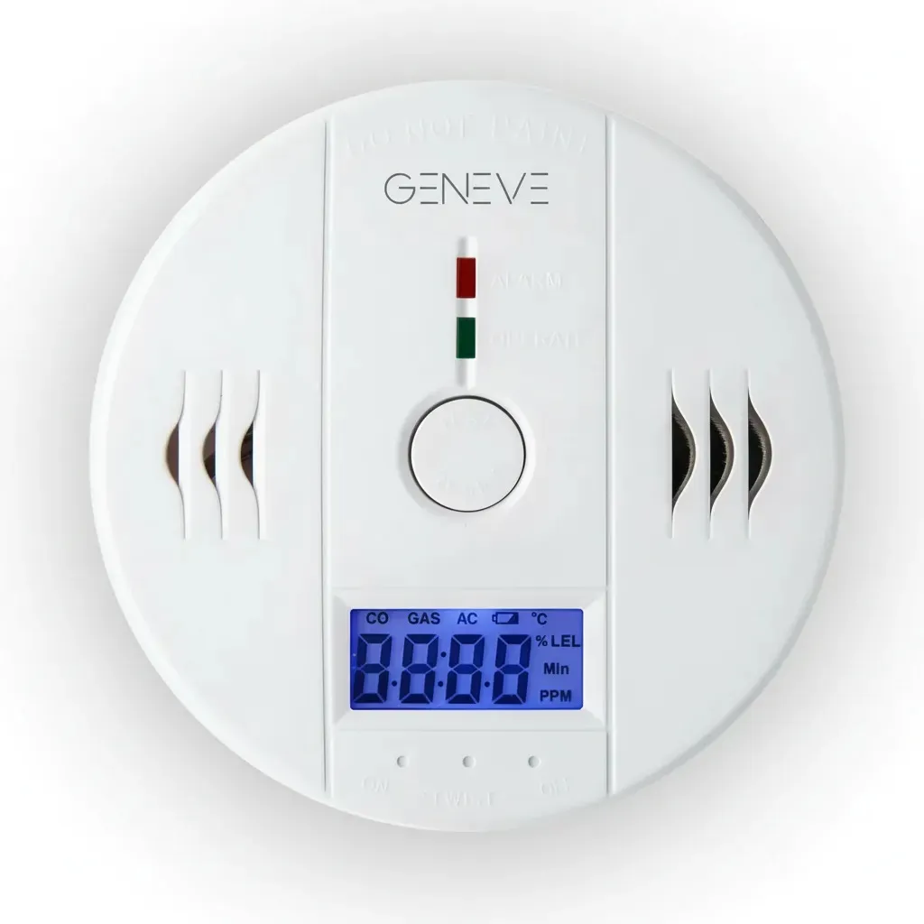 Sensor Alarma Detector CO Monoxido De Carbono - Geneve