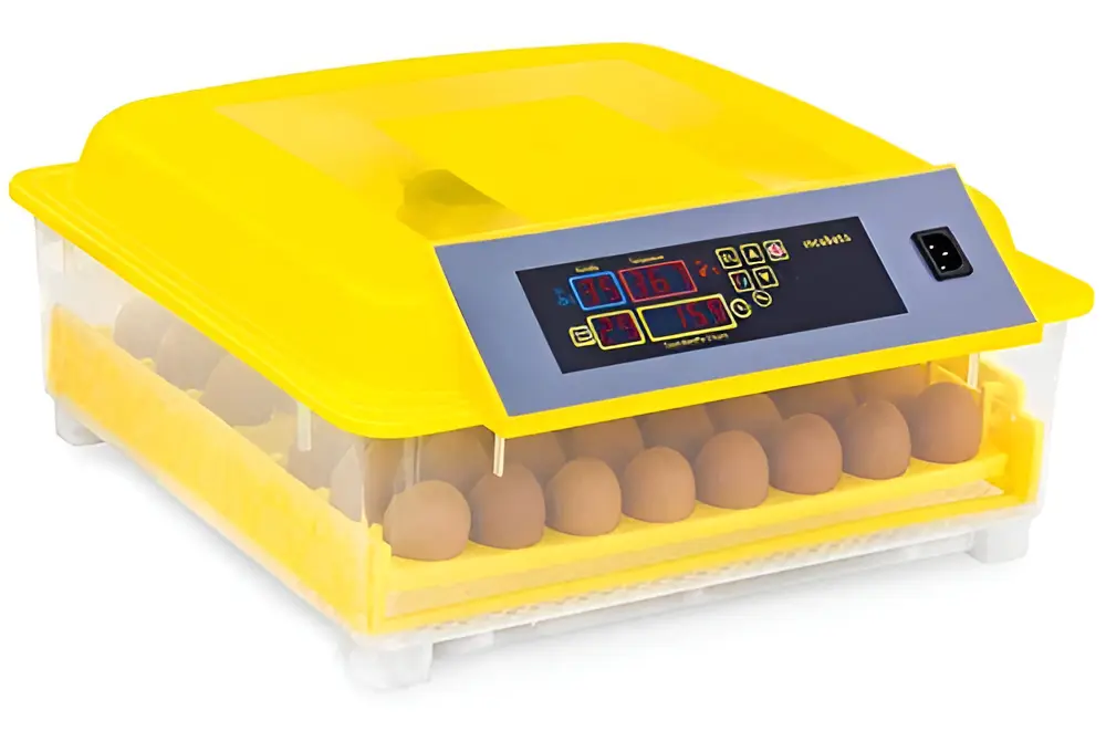 Incubadora de Huevos Automática Gadnic 48 Huevos Display Digital Control Temperatura Humedad 80W Control Inteligente