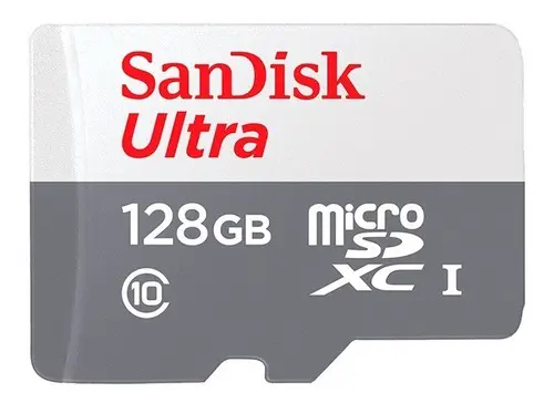 SanDisk Ultra Memoria Micro Sd de 128GB 100mbps