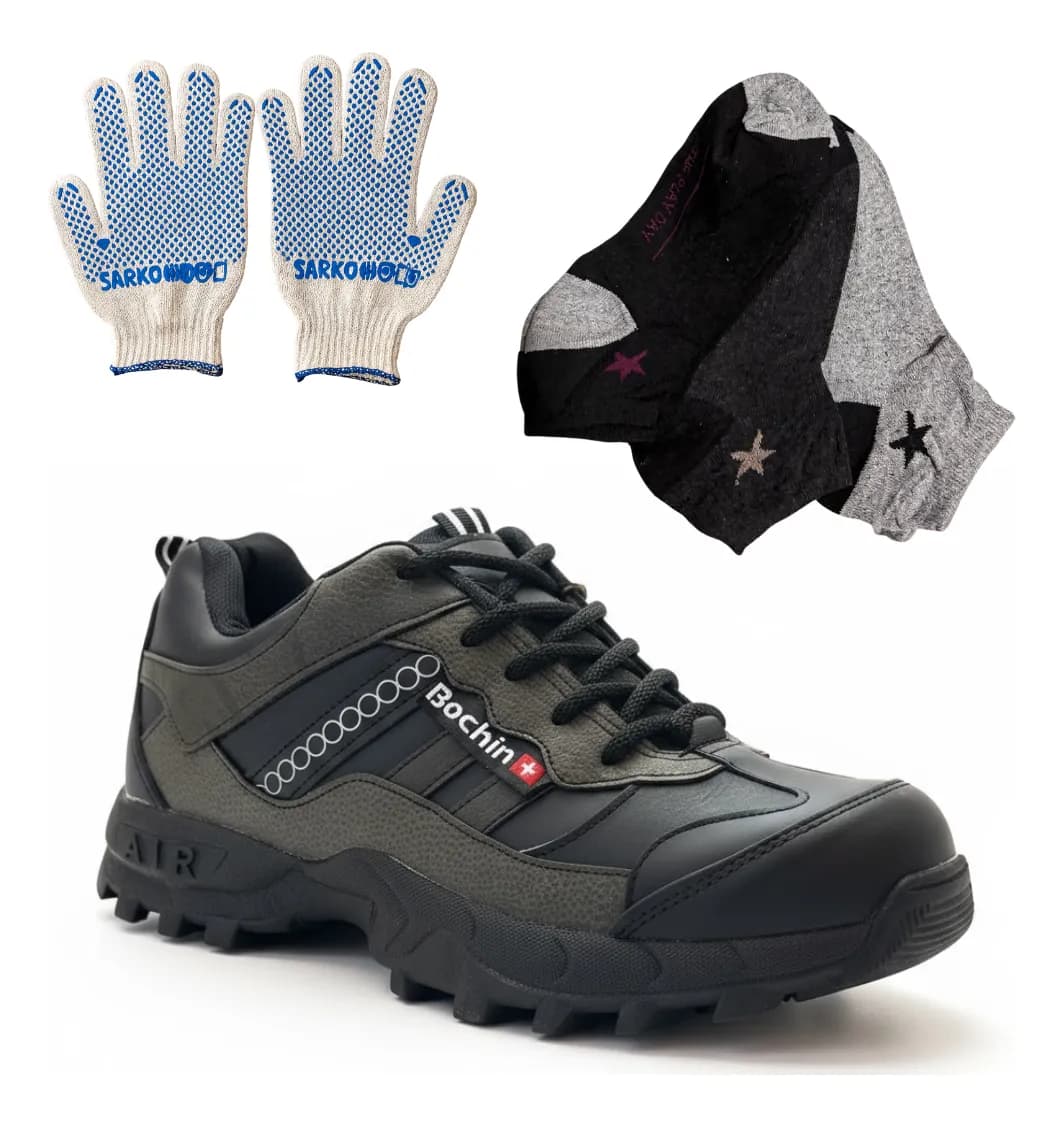 Zapatilla Calzado De Trabajo Trekking Reforzado Bochin 900