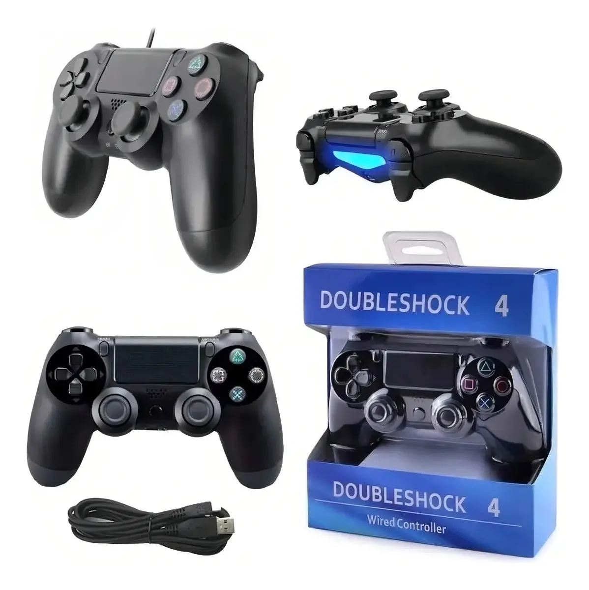 Joystick 4 Inalámbrico Vibration 4 Bluetooth Negro