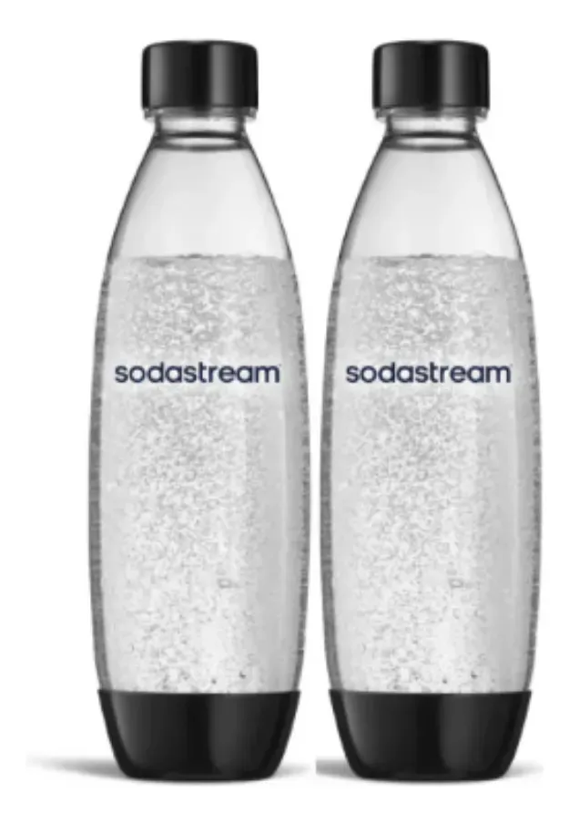 Twinpack De Botellas Negras | Sodastream Color Negro