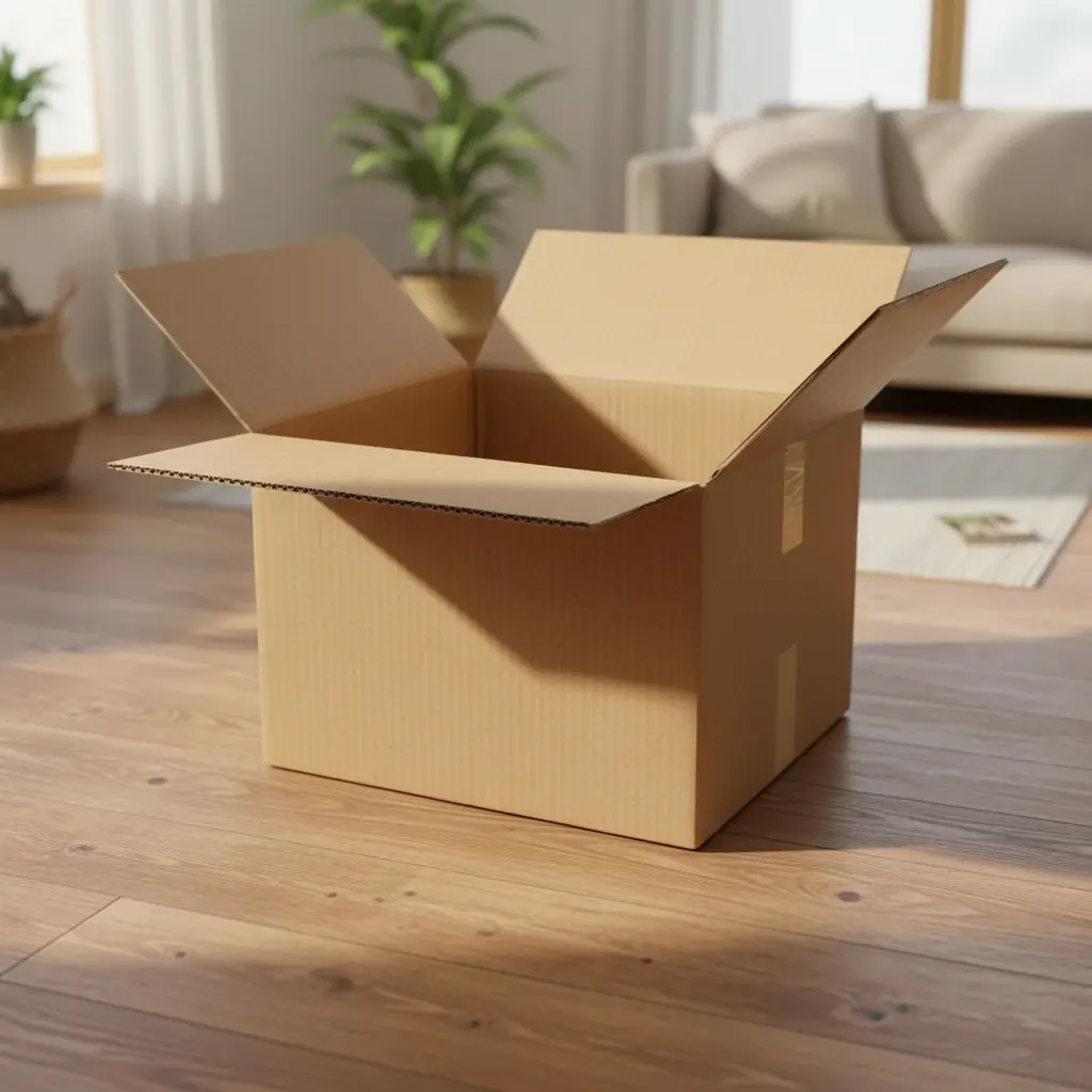 Cajas carton Reforzadas Embalaje Mudanza 60x40x40 color marrón x10 unidades