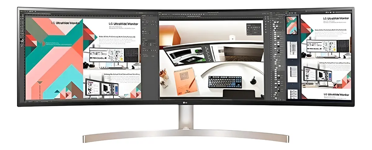 Monitor Gamer LG con pantalla de 49" 60Hz y resolución Quad HD