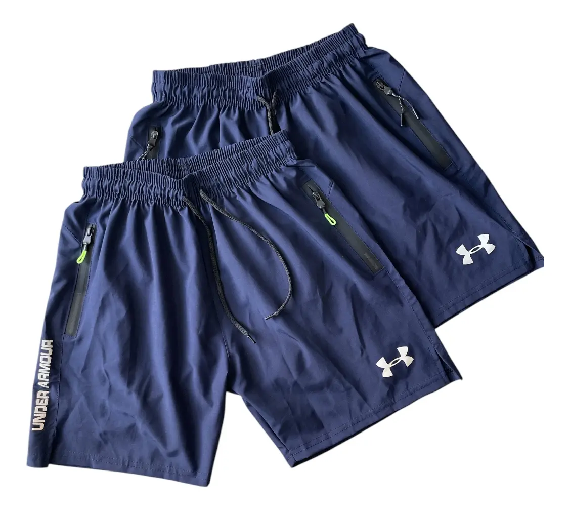 Bermuda Short Under Armour X2 Bolsillo Cierre Entrenamiento