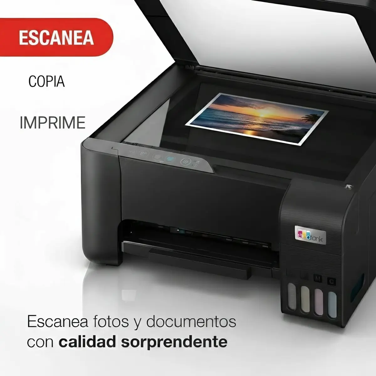 Impresora Multifuncional Epson L3250 Ecotank Color Negro