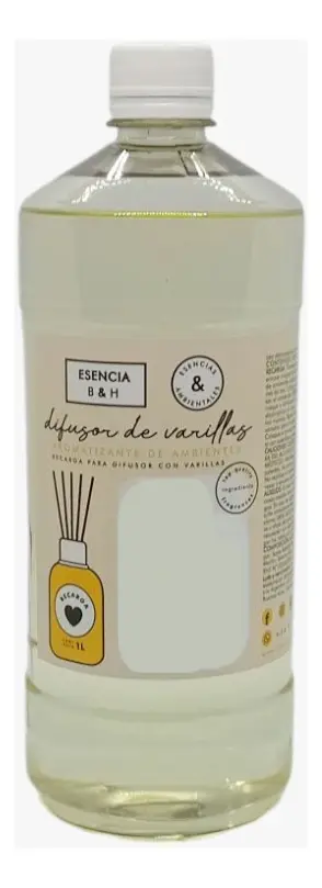 Esencia Para Difusor Por Un Litro. 30 Varillas De Regalo
