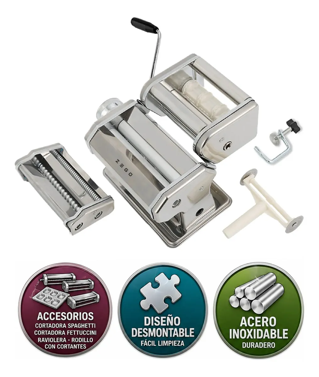 Maquina Fabrica De Pastas Raviolera Zego Acero Inox Acero Inox