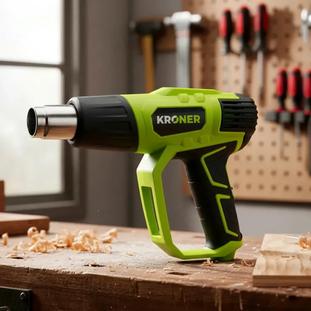 Pistola de calor Kroner H147 2000w com 6 accesorios