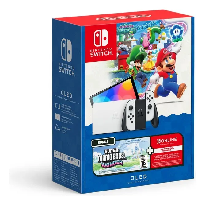 Nintendo Switch OLED + Super Mario Bros. Wonder