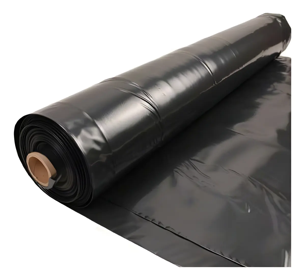 Film Nylon Negro Polietileno Aislante 2x50m 200 Micrones