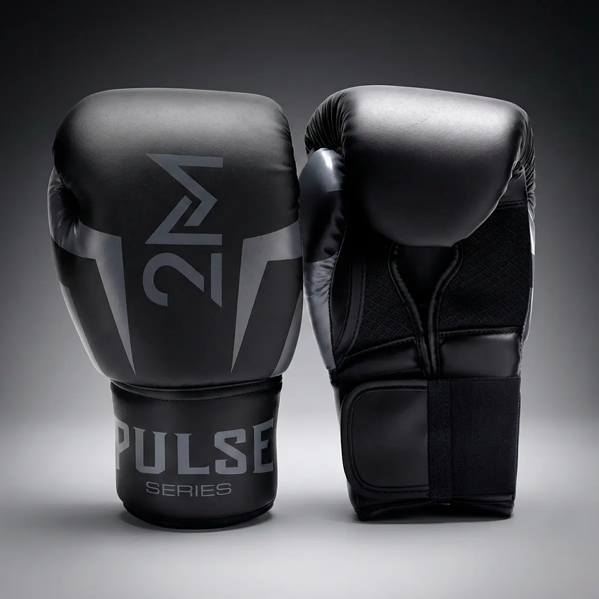 Guantes De Boxeo 14 Oz Profesionales Reforzados Negro