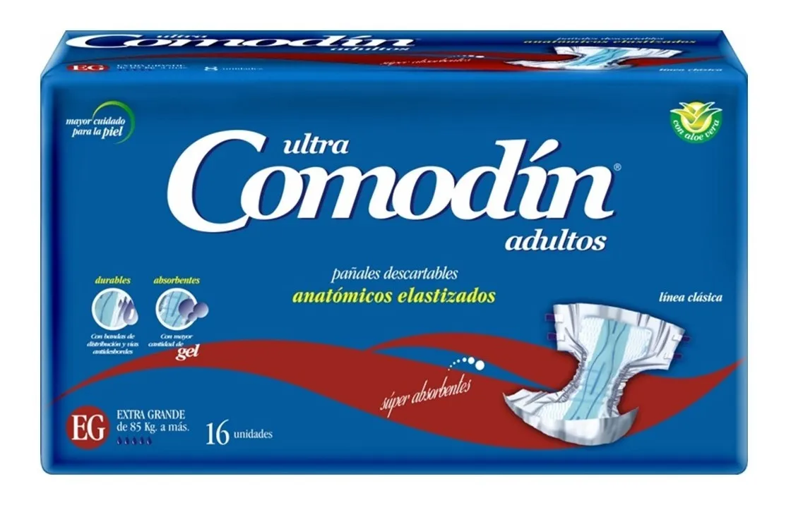 Pañal Comodin Anatómico Extra Grande - Pack de 16 Unidades
