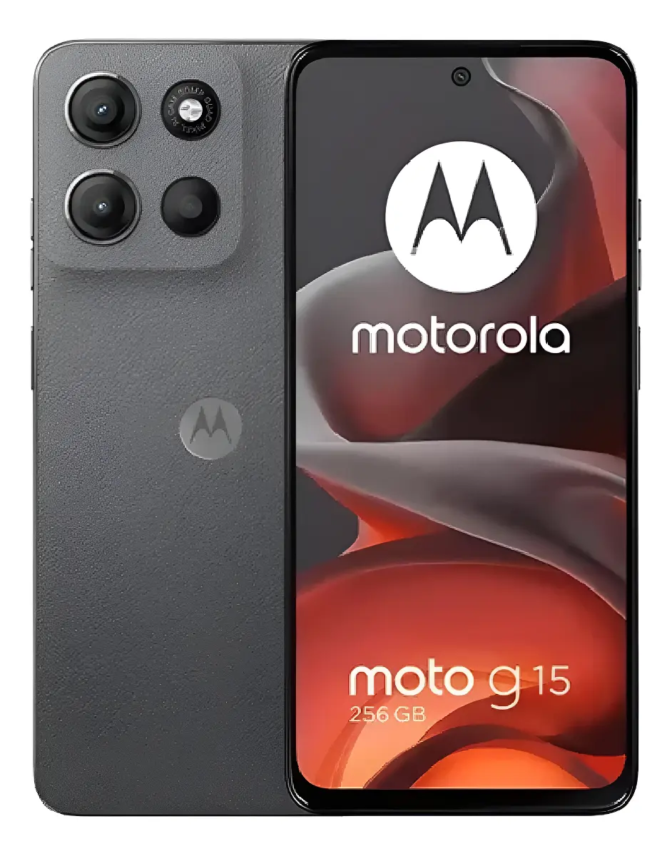 Celular Motorola Moto G15 256gb 8gb Ram + Funda De Regalo Gris