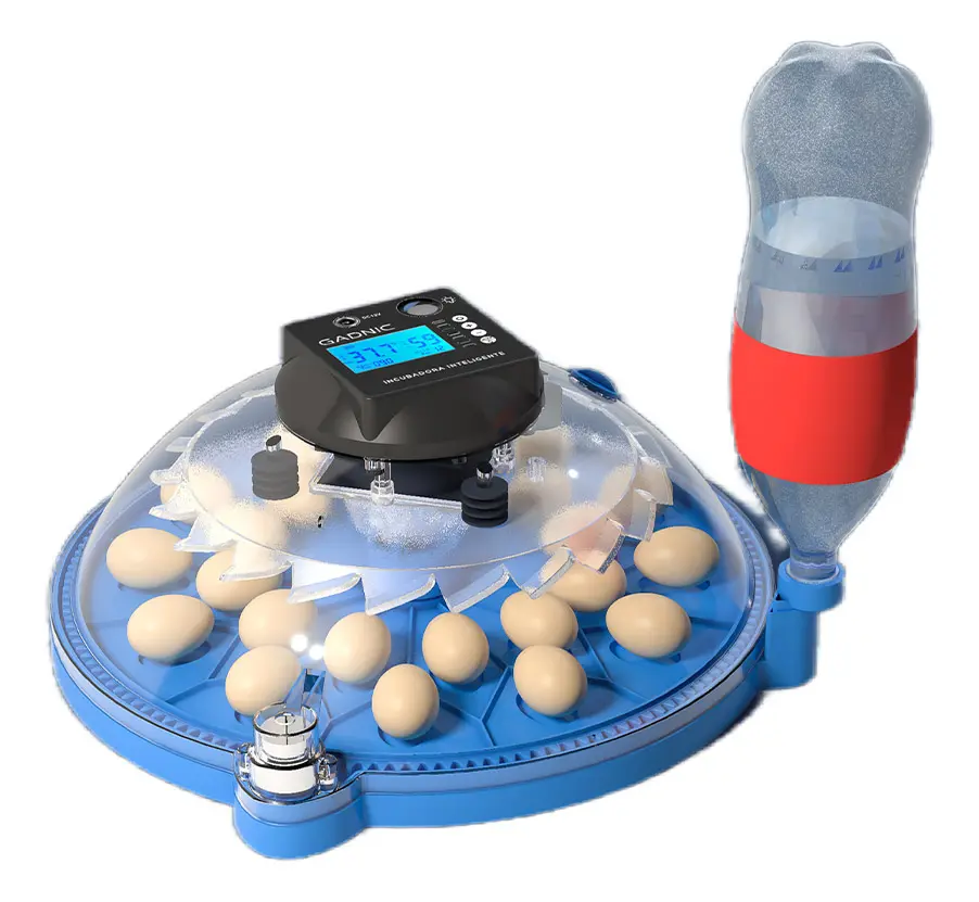 Incubadora De Huevos Gadnic Pantalla Led Temperatura Estable 24 Huevos