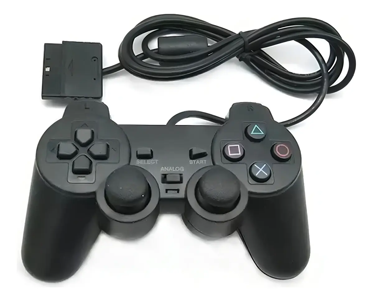 Joystick Para Ps2 Color Negro