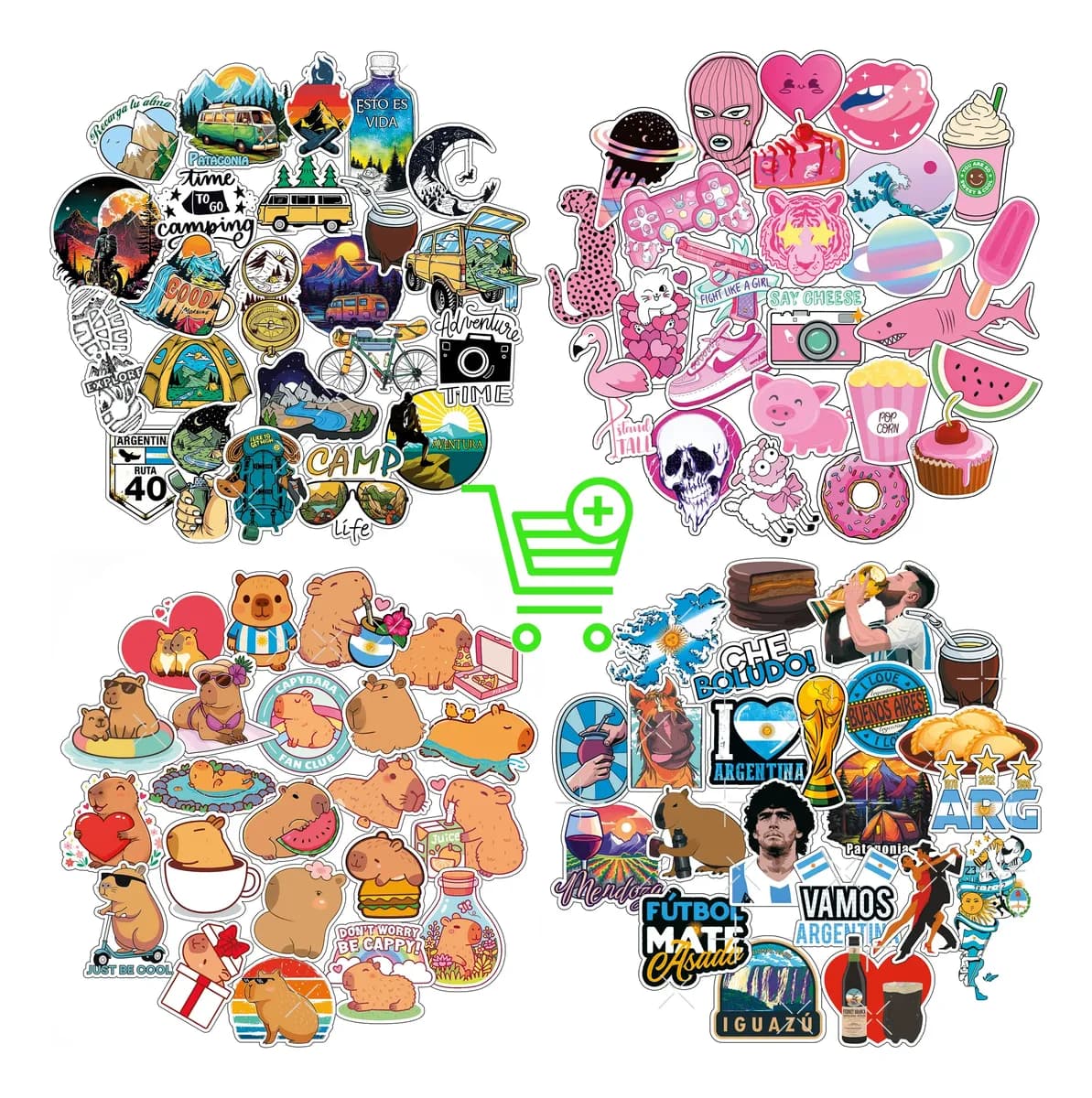 Pack Stickers Calcos - Elegí Tu Diseño