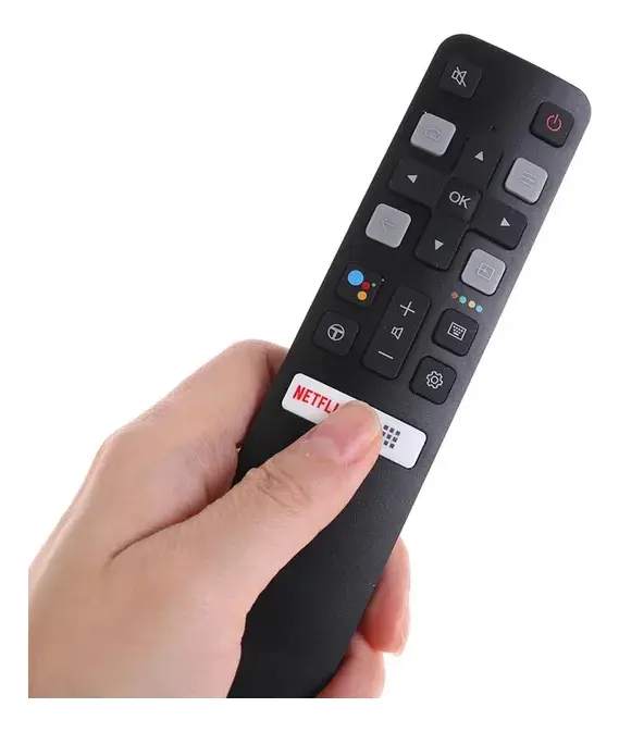 Control Remoto Para Hitachi Rca Tcl Smart Tv Terralife Negro