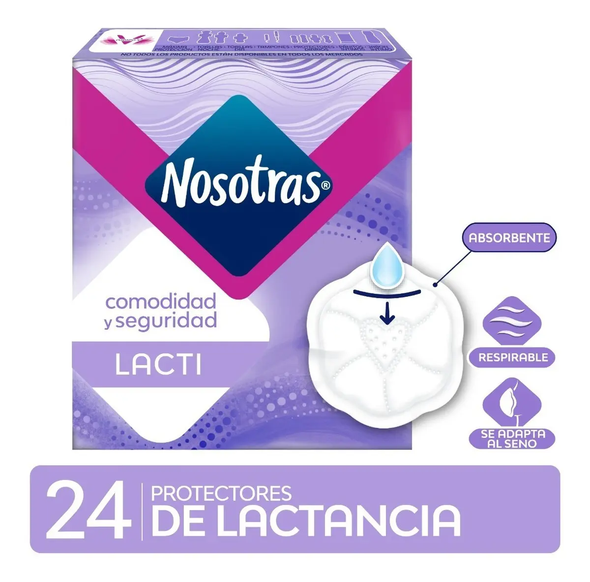 Protector Nosotras De Lactancia X24 Unidades