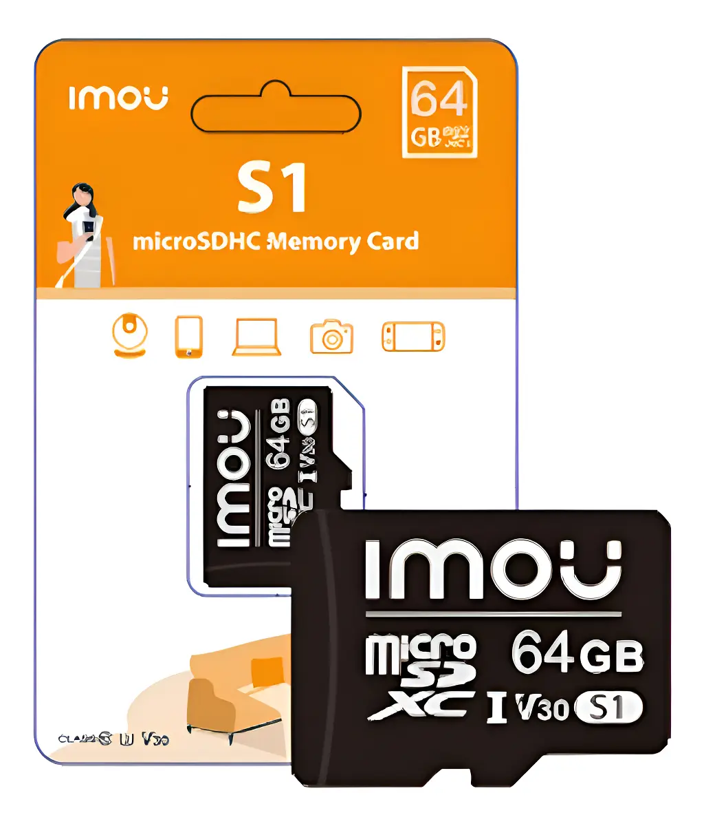 Tarjeta De Memoria Imou Microsd SDXC S1 C10 Interior 64gb