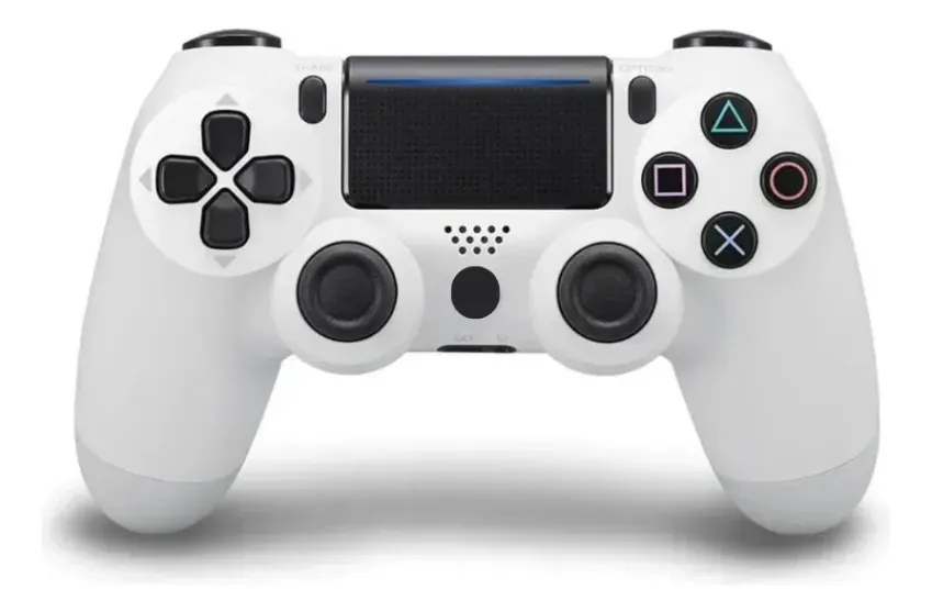 Joystick inalámbrico compatible con ps4 blanco