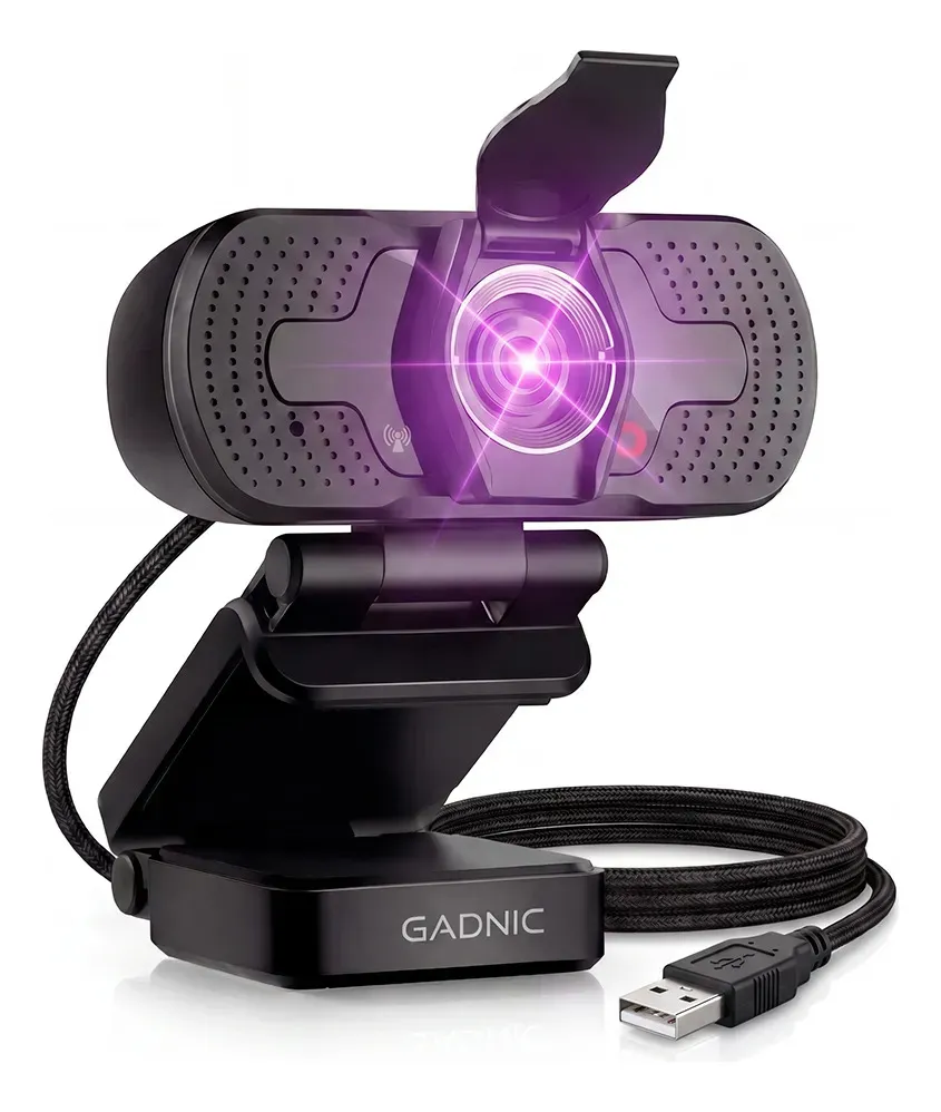 Cámara Web Gadnic FHD 1080P Micrófono 30 FPS Multiple Sistema Operativo