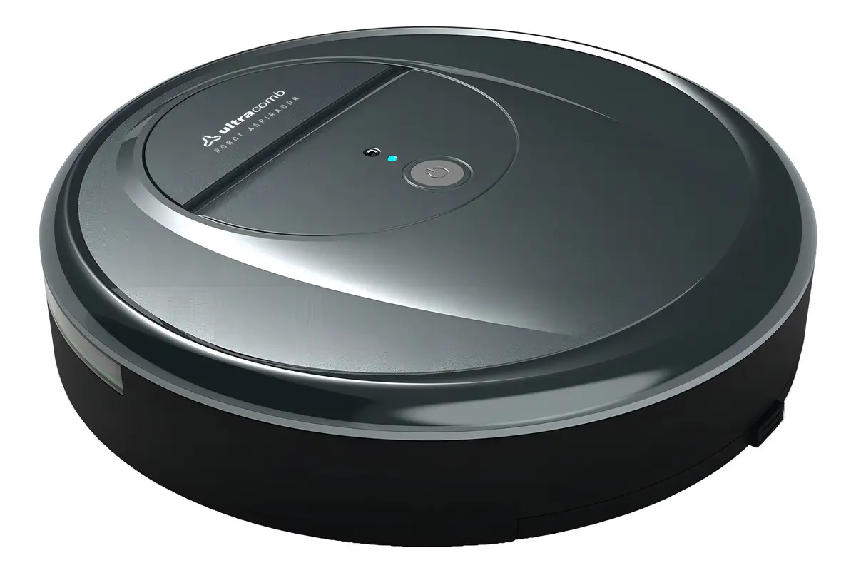 Aspiradora Robot Ultracomb As-6060 6w Negra Color Negro