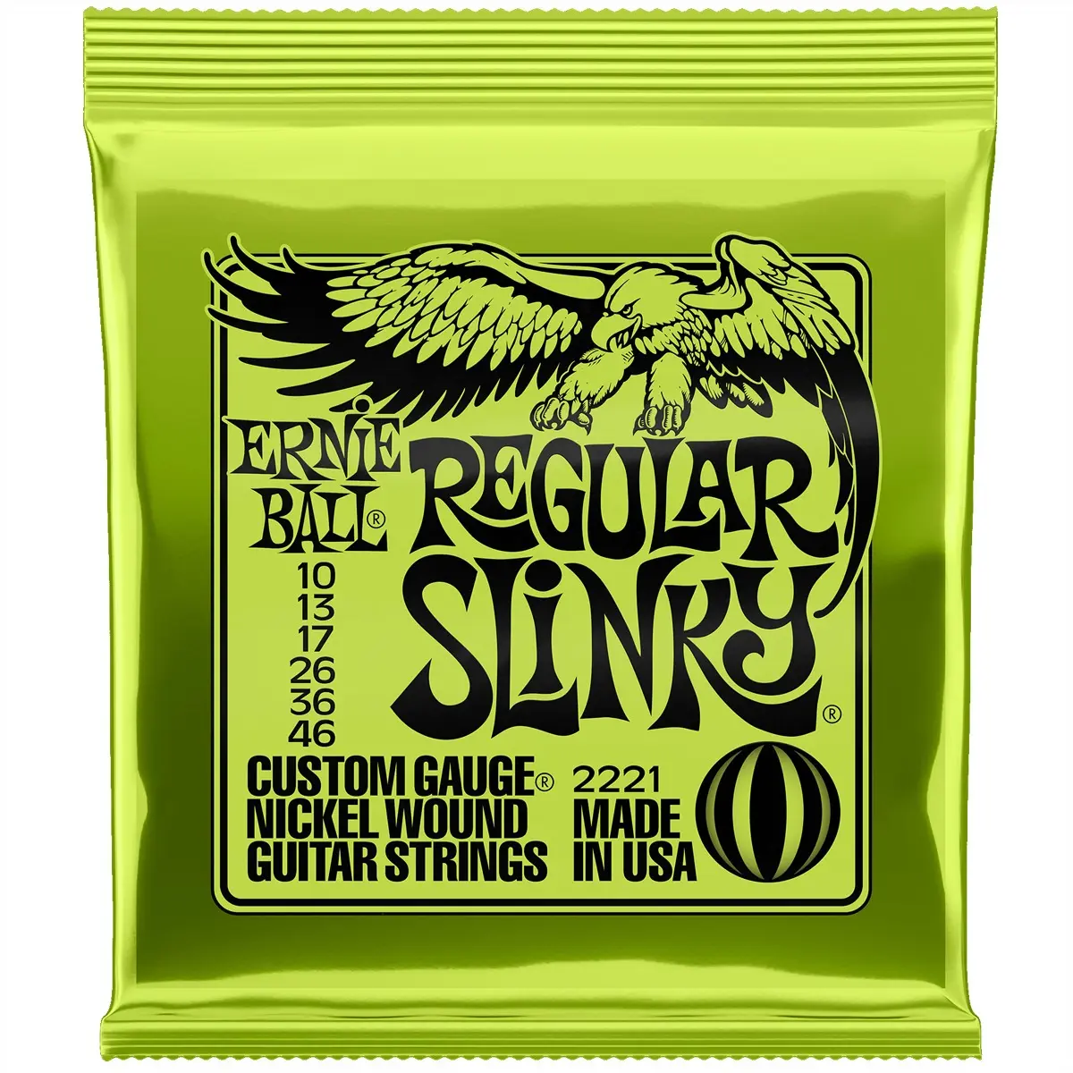 Encordado Ernie Ball Eb2221 Regular Slinky 010-046
